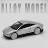 1/32 Tesla CyberCab Robotaxi Alloy Driverless Taxi Car Model Diecast Metal New Energy Car Vehicles Model Sound and Light Kids Toy Gift