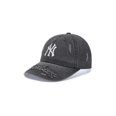 Unisex Vintage Distressed Denim Unstructured Ball Cap 3ACPV195N-50BKS