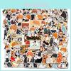 100-piece Japanese Anime Graffiti Stickers Hunter X Hunter Haikyuu Demon Slayer And More!
