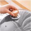 Wooden Pot Cover Stainless Steel Top Bead Heat Resistant Universal Pot Cover Handle Kitchen Accessories