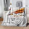 Football Match Progress Blanket Ultra-Soft Suitable for Office Seaside Bedding for All Seasons Modern Style Birthday Christmas Gift Blanket