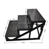 3 Tiers Pet Ramps Ladder for Bed or Sofa Small Body Pets and Old Dogs and Cats Easy To Carry Non-Slip Dog Stairs