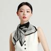 100% Mulberry Silk Exquisite Fashionable British Style Square Scarf for Women