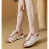 Spring Dad Shoes Pink Color Block Forrest Gump Shoes Versatile Casual Large Size Women's Shoes
