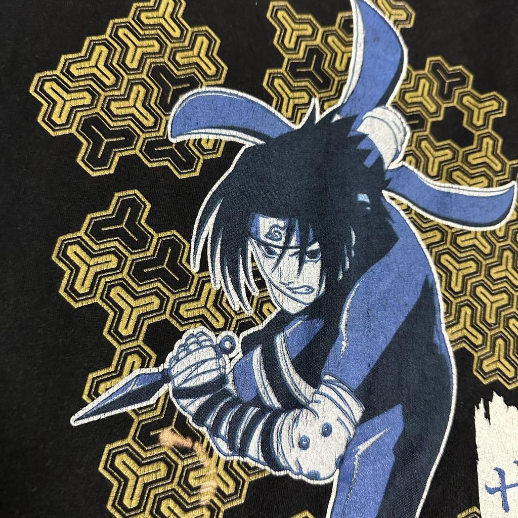 [USED] Rare Official Naruto Shonen Edition Sasuke Big Print Anime T-Shirt