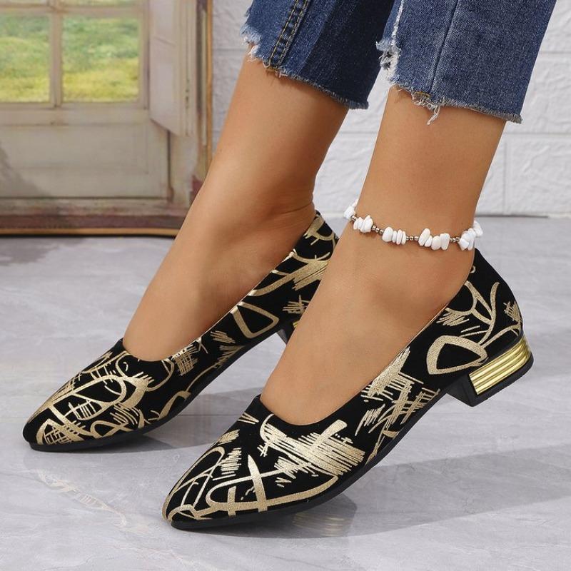 

Мода 2025 Женские балетки легкие сетчатые дышащие модные повседневные туфли удобные повседневные дизайнерские спортивные с круглым носком 35 золотой