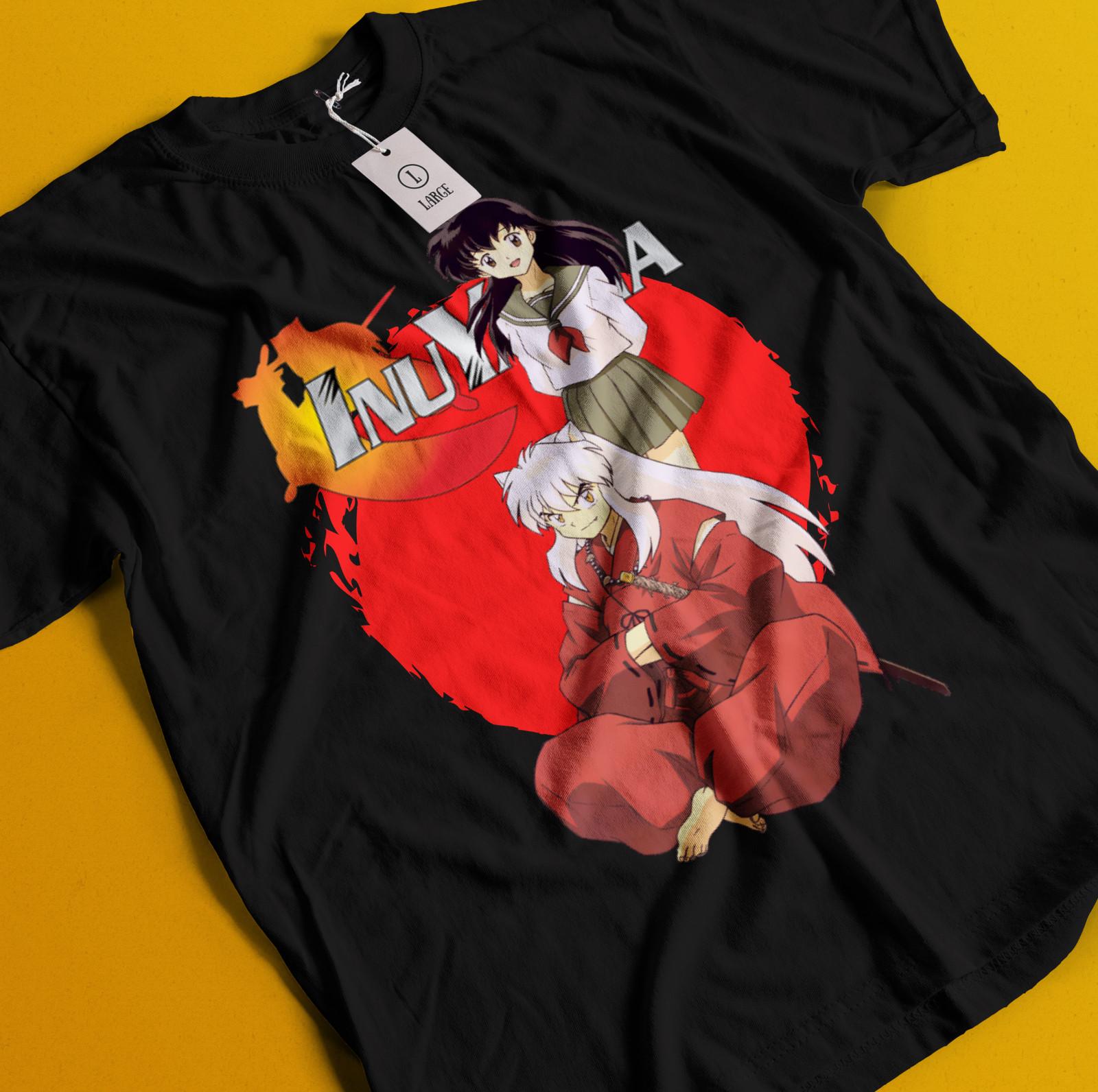 Inuyasha Shirt Sesshomaru Tshirt Kagome Higurashi T-Shirt Mens Womens Tees Top Miroku Tee Naraku Koga M