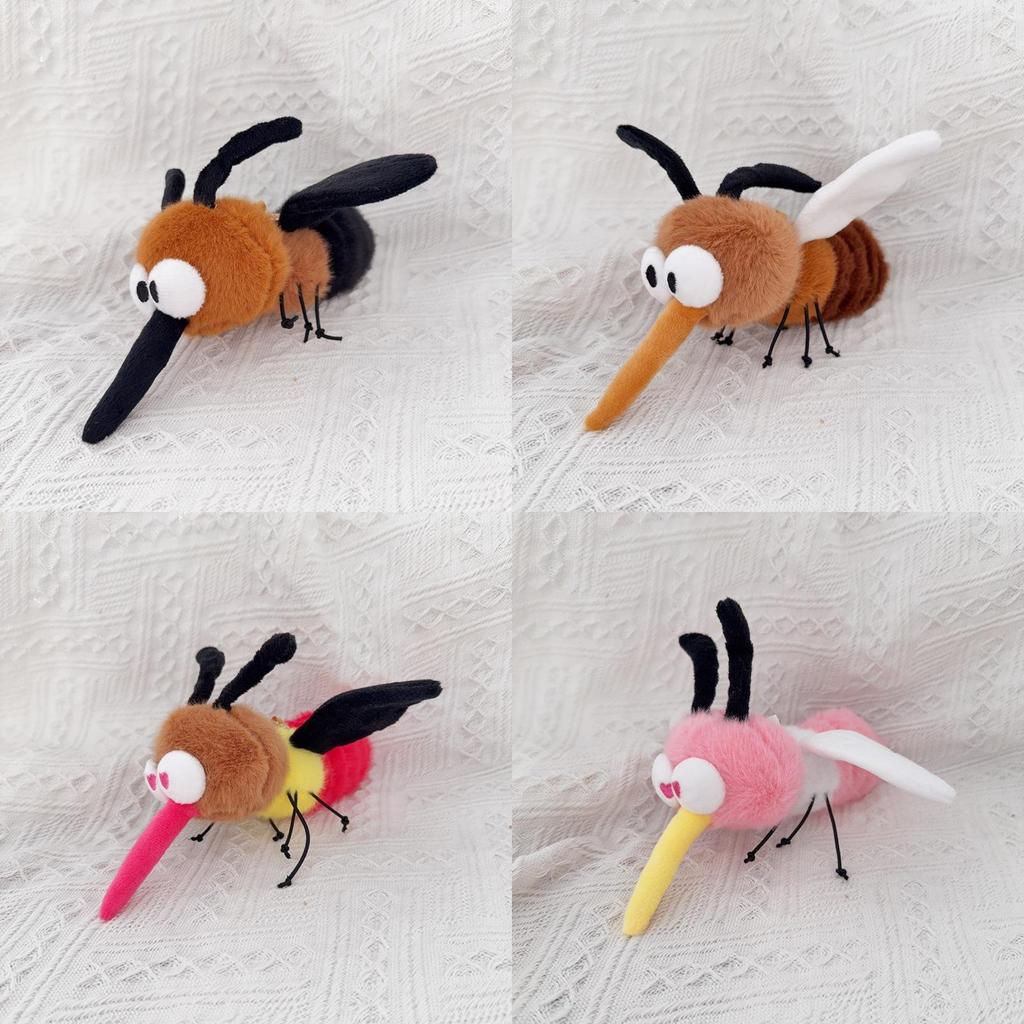 Cute Mosquito Plush With Pp Cotton Filling For Kid Playroom And Gift