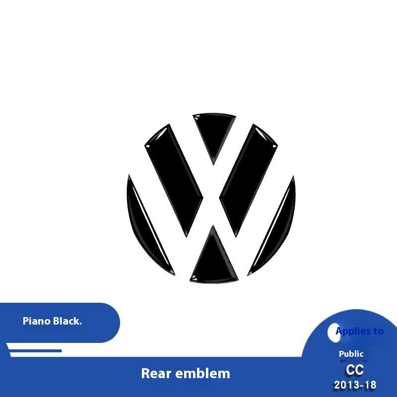Für VOLKSWAGEN VW Autoemblem Aufkleber Geeignet für VW Volkswagen CC 2013-2018 Autoemblem Aufkleber Vorne Und Hinten Innenraum Modifi