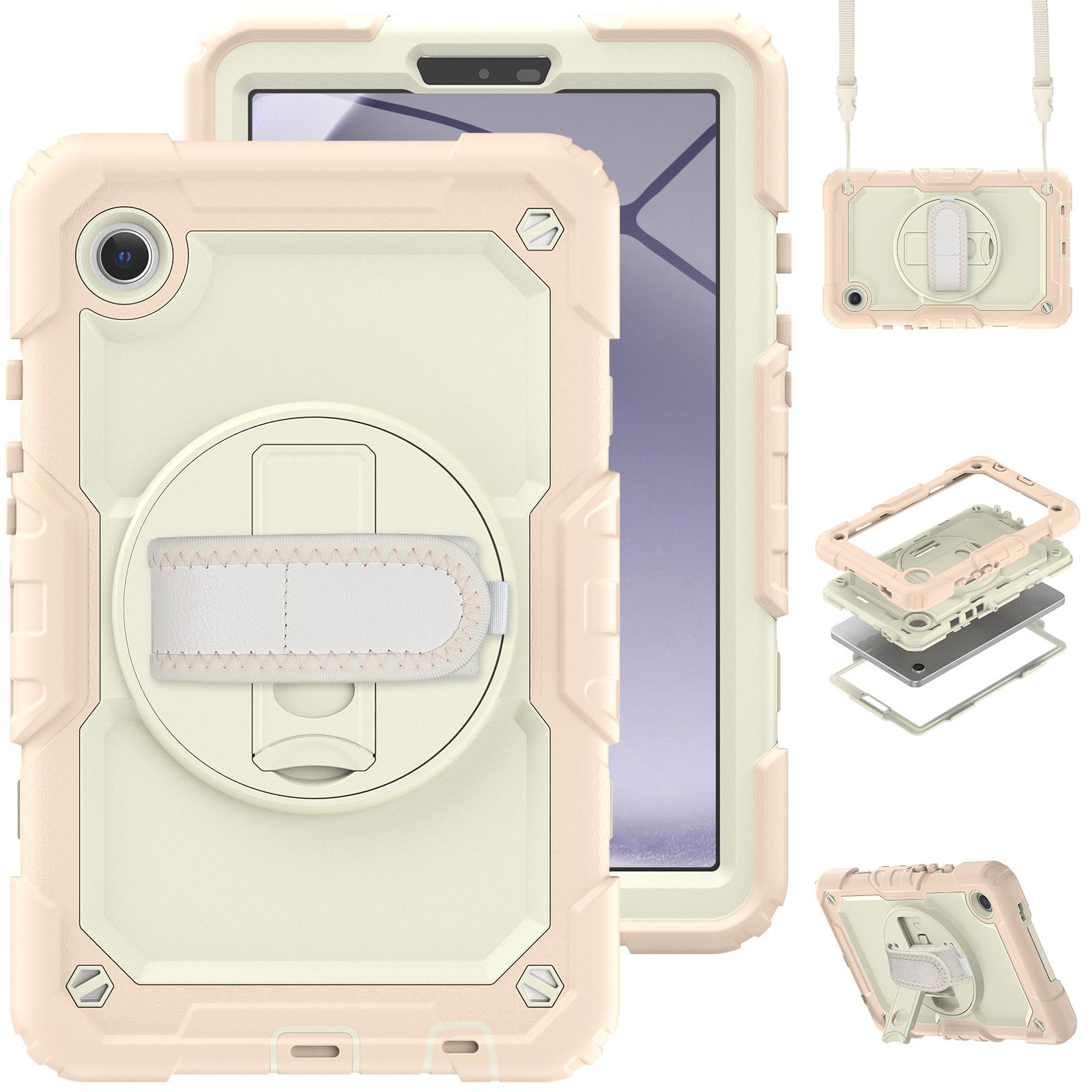Avec Étui Coque avec Protection d'Écran Pour Samsung Galaxy Tab Universelle A11 A9 8.7  SM-X133 X135 X110 X115 X117 Housse Hybride avec Support A9 SM-X110 X115 X117