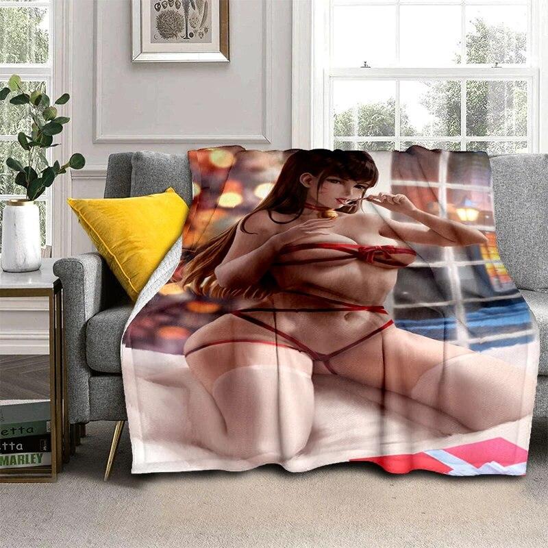 Weihnachten Sexy Schönheit Geschenk Weiche Plüsch Sofa Bett Werfen Cartoon Picknick Decken Moderne Flanell Decke Abdeckung Bettdecke Geschenk