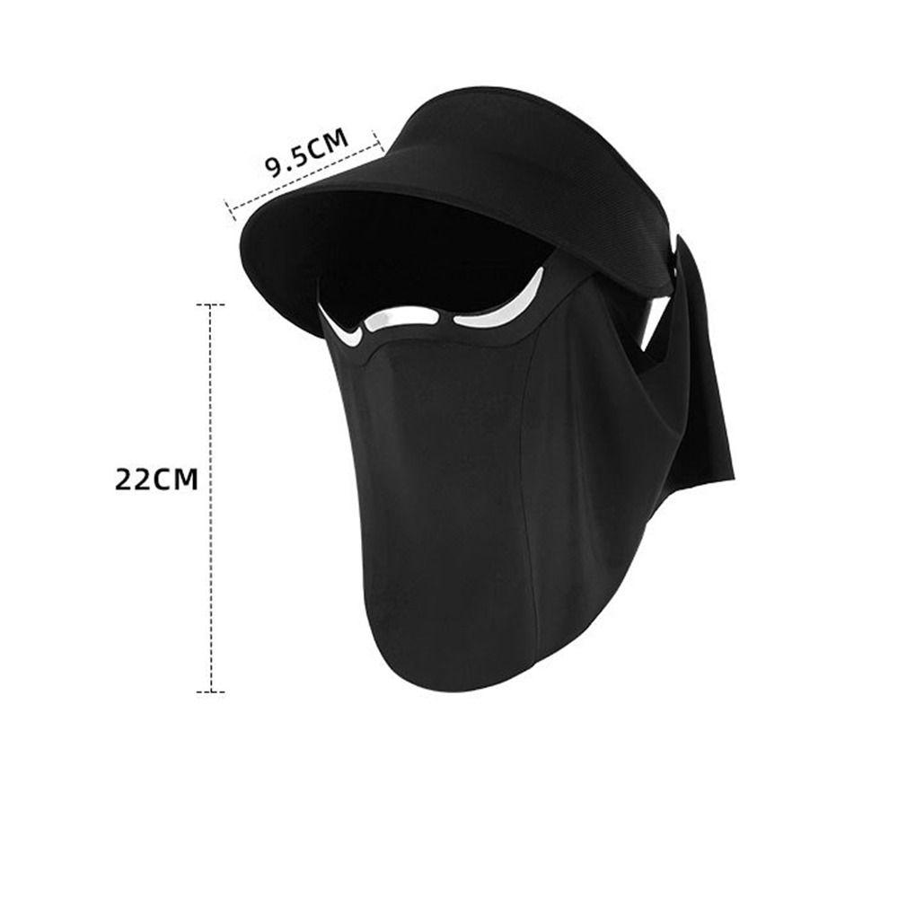Does not squeeze the face Sun Protection Magnetic Mask Breathable Hollow Hat New Sun Cap  Summer