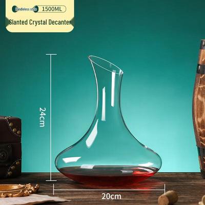 Kristallglas Wein Dekantier-Set