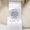 GUCCI [Good condition/domestic regular] 490346 Tweed collarless coat S White / blackUsed