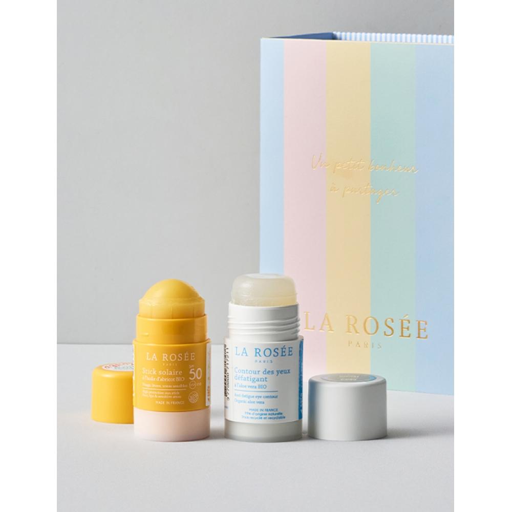 Подарочный набор La Rosee Bonane Edition Увлажняющий стик + Очищающий стик от солнца