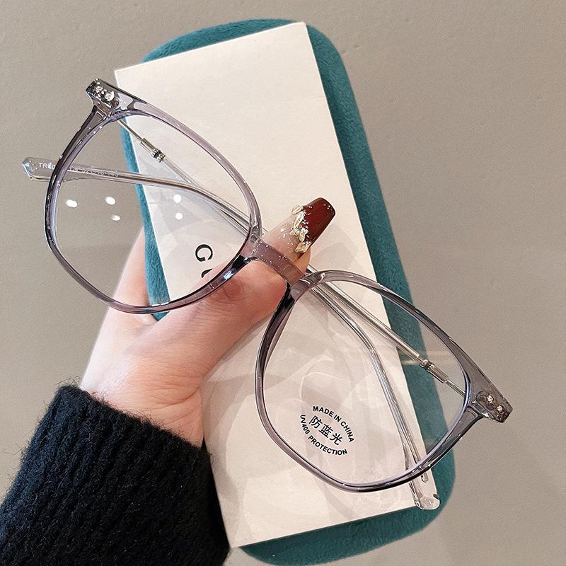 

Korean Oversized Square Reading Glasses Women Men TR90 Ultralight Presbyopic Eyewear Computer Blue Light Blocking Eyeglasses 0