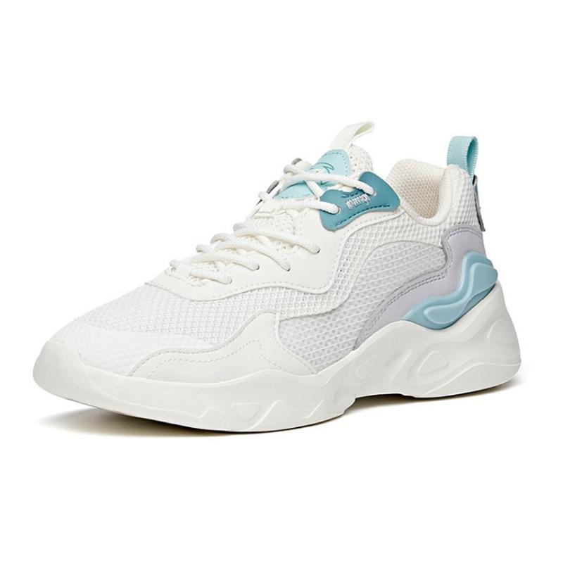 ANTA Life Collection Casual Shoes Men's Low top Ivory White/Light Silver Gray Sneakers 112128863-2