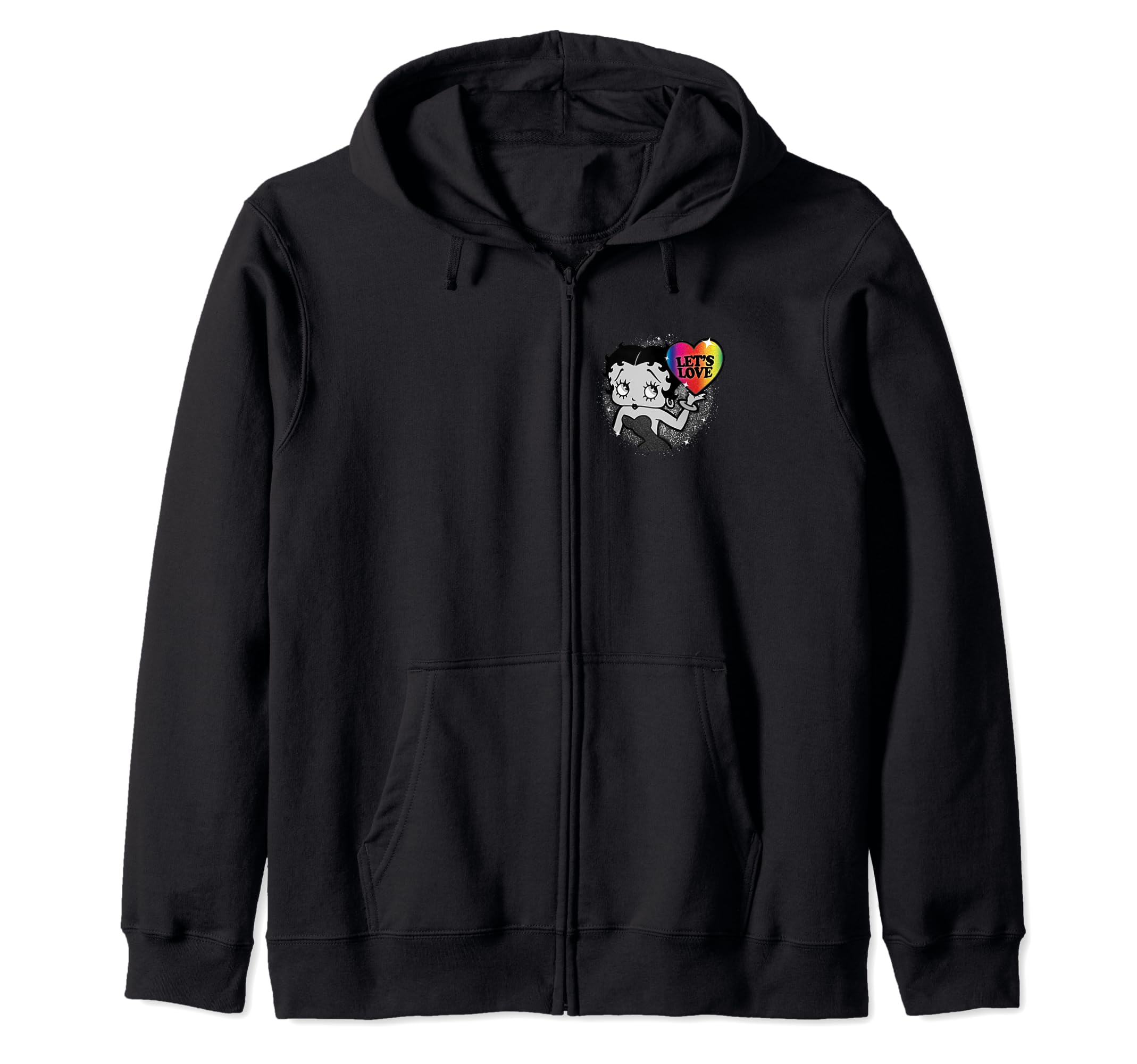 

Betty Boop Love Heart Zip Hoodie