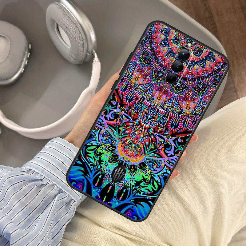 Psychedelic Trippy Art Case For Red Magic 10 Pro Plus 9 8 7 6 Pro 5G 5S 6R RedMagic 10S 8S 7S 9S Pro Plus Cover