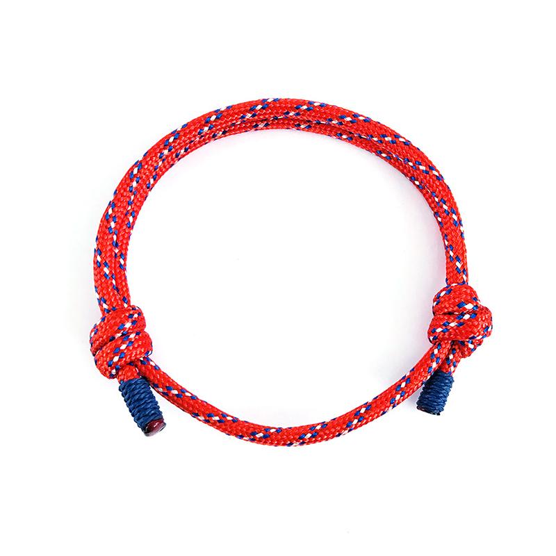 Einfacher Stil Paracord-Armband Herren Schieb- und verstellbares Armband Nautisches Armband Notfall Rettung Überleben Armband Armband