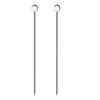 4pcs Stainless Steel Cocktail Picks Fruit Picks Cocktail Sticks For Bar Pub Club Restaurant And Home Use Drinkware Accessories