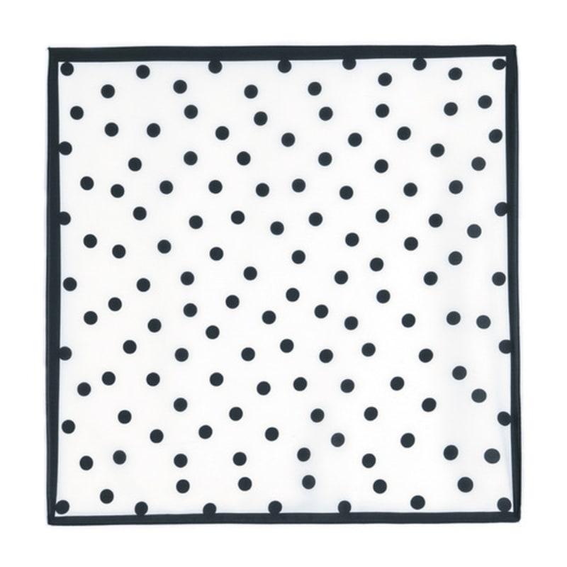 DOYOUKNOWMC ALL SEASON Golf Thick Dot Print White Scarf