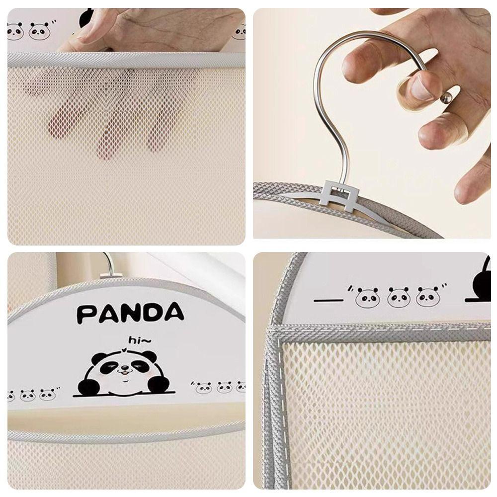 Durable 2/3Layer Underwear Storage Bag Large Capacity with Hanger Socks Hanging Bag Multi-layer Wardrobe Organizer