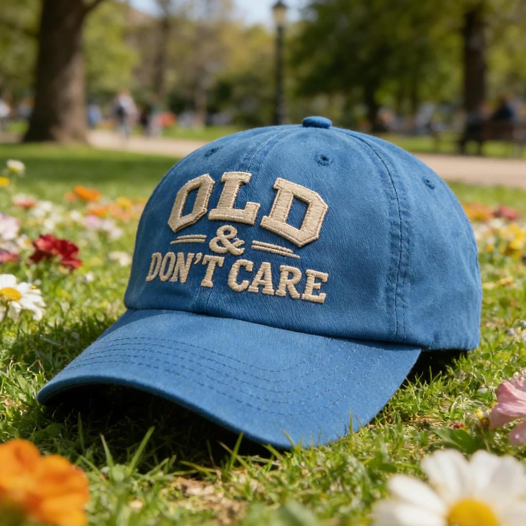 Adjustable Baseball Cap Embroidered Distressed Baseball Cap Embroidery Baseball Cap Comfortable For Gifting Outdoor Activities