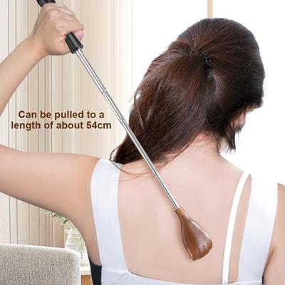 1Pcs Resin Telescoping Back Scratcher With Scalable Scratching Heads, Back Scratcher For Men/Women