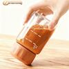 Microwaveable Chubby Cup: High Borosilicate Glass, Portable, Sealed, High Temp Resistant, with Scale