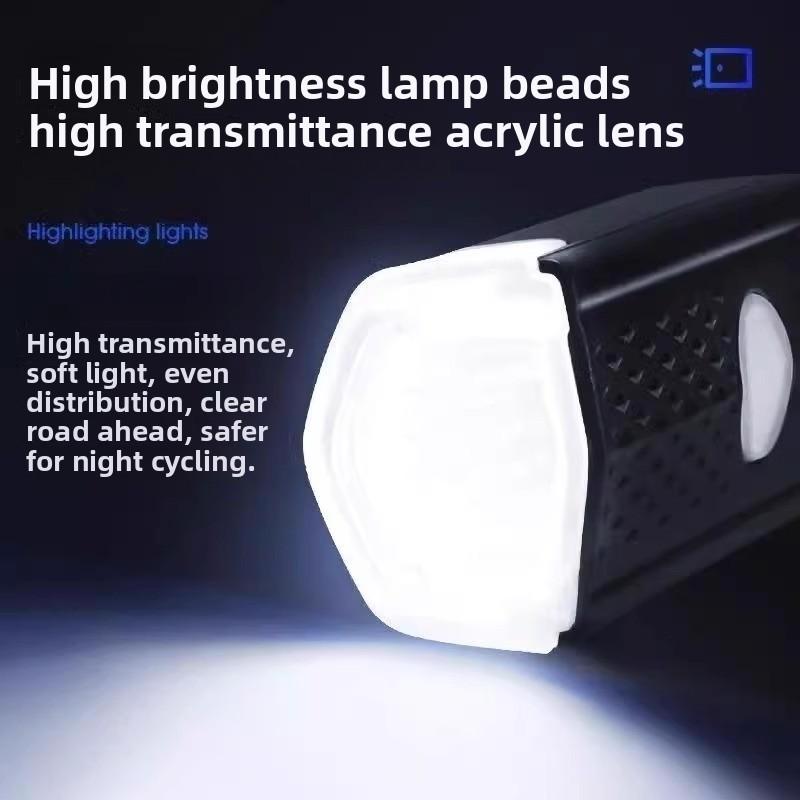 Bicycle Light Kit 2255 Front Light Night Running Light USB Charging Outdoor Cycling Front and Rear Lights Bicycle Equipment