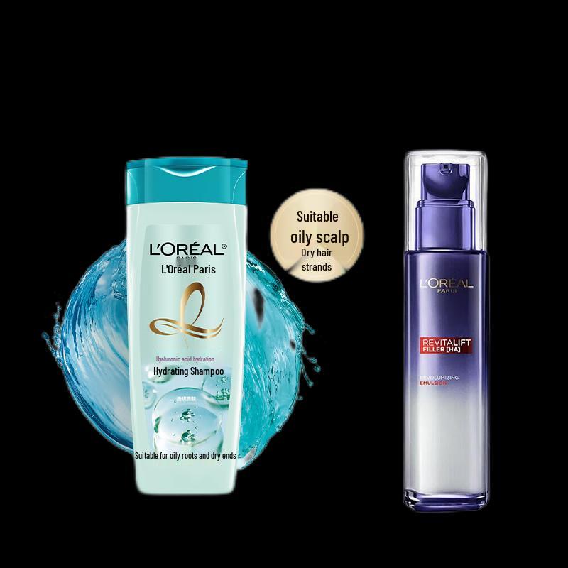 L Oreal Hyaluronic Acid Shampoo & Emulsion Set
