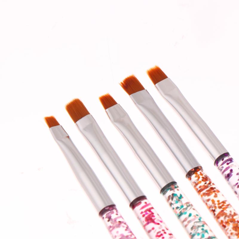 5Pcs Dual-Ended Nail Art Brushes And Dotting Pens Set, Professional Manicure Detailing Tools, French Nail Art Pen Kit