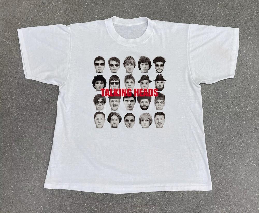 The Best of Talking Heads White Color Full Size Shirt New Unisex T-Shirt S