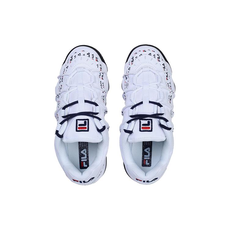 Fila Sapatos Barricade 97 de Cano Baixo Volumosos Branco 1BM00839_100
