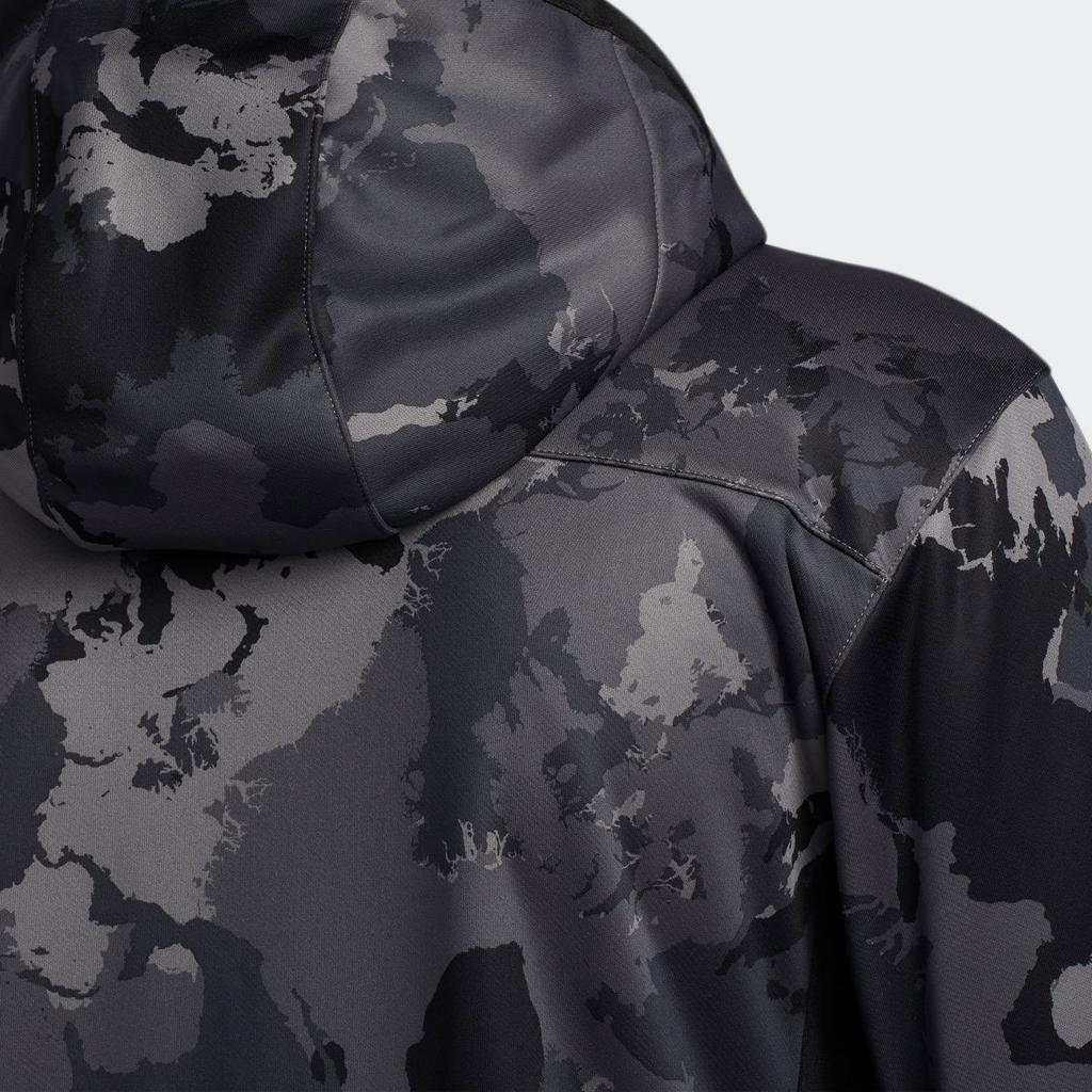 Men's Jacket Adidas Con Camo Hoodie Jacket Men's Gray