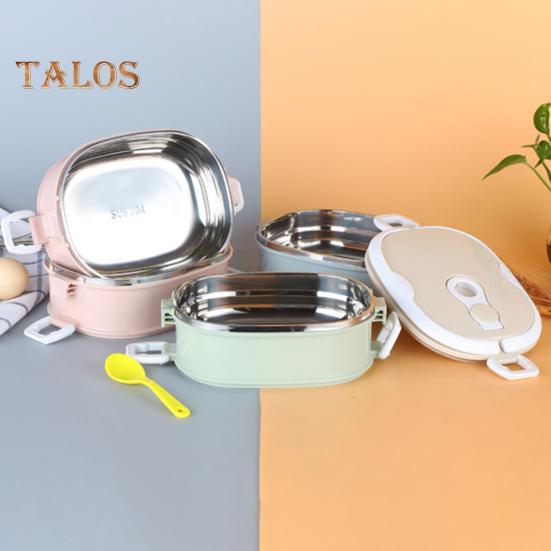 1 set recipient Bento de mare capacitate termică fără BPA, util pentru studenți lucrător, recipient pentru mâncare pentru picnic, rechizite pentru exterior