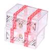 1Pc IQ Box Ostatní nemohou otevřít průhlednou krabici Magic Trick Secret Drawer Toys