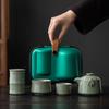 Hongyu Green Bamboo Portable Tea Set with Caddy