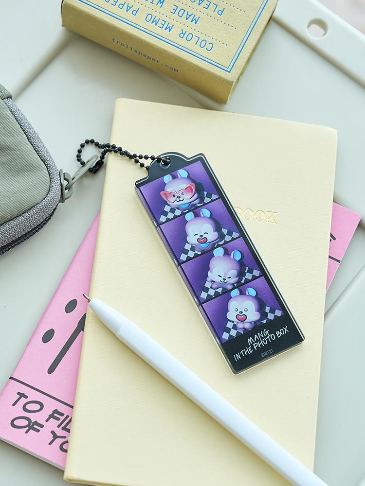 BT21 MANG BASIC Four-Cut Photo Strip Keyring