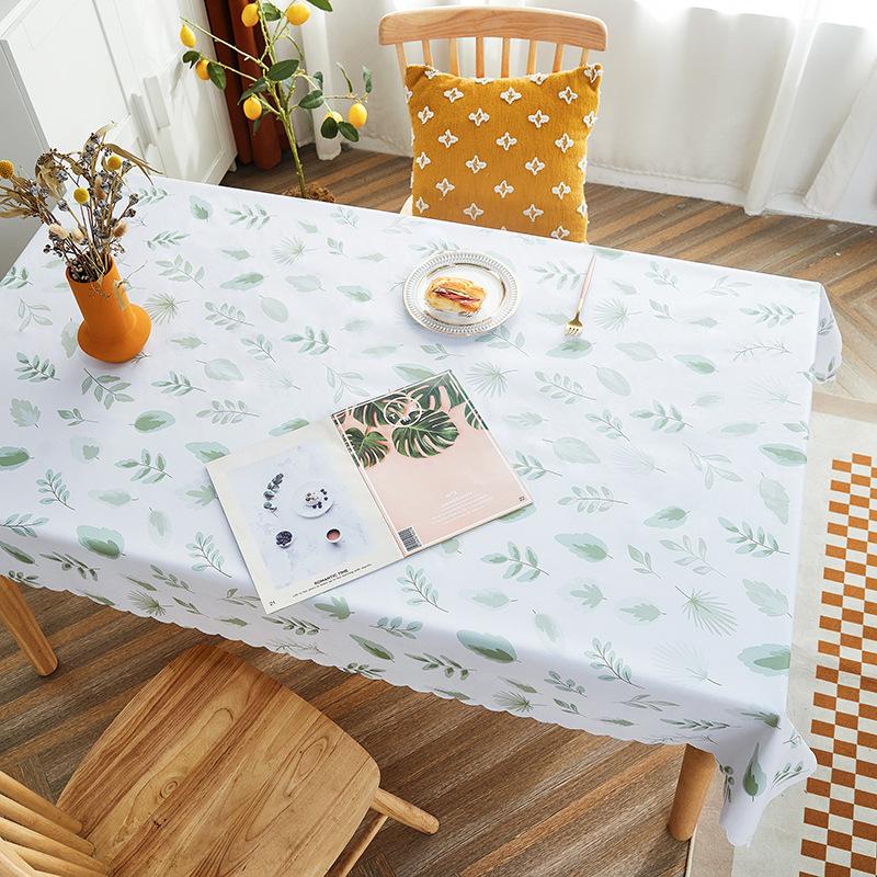 Country Style PVC Waterproof Oil-proof Non-washable Anti-ironing Rectangular Table Cloth Table Mat Home Kitchen Sullpies
