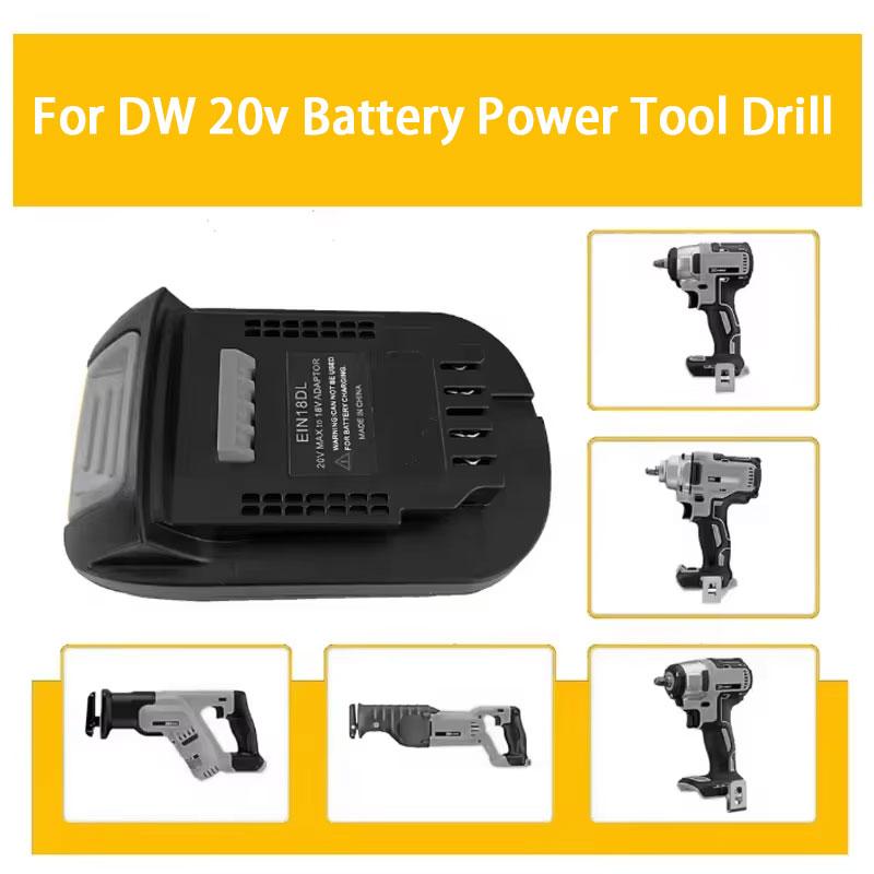 Tool Battery Conversion Tool EIN18DL Adapter For Einhell 18V 4511396 4511437 Li-ion Battery to For Dewalt 20V  Power Tool