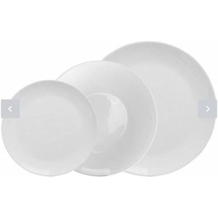 Assiette Plate - LA MEDITERRÁNEA - Whom - Multicolore - 2 Unités - 28x20 Cm