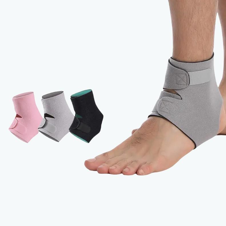 Neoprene Breathable Ankle Strap Brace Hook Loop Closure for Winter Sports Injury Prevention Adult Wearable Shoes Stabilizer