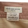 DRIES VAN NOTEN Linen Blend Tapered pants 40 Dusty Pink Women Used
