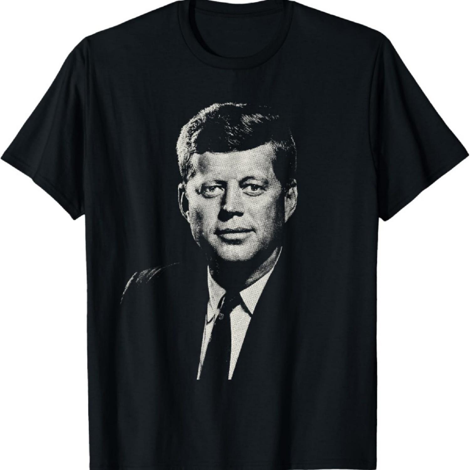 JFK Джон Ф. Кеннеди Президентский сувенир Президентская футболка XXXXXL чёрный
