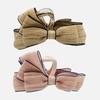 J Lauren Linen Fabric Ribbon Hair Clip H01440