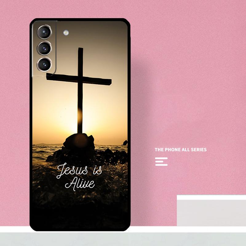 Jesus Phone Case For Samsung Galaxy S25 S26 Ultra S20 S21 S22 S23 S24 S10 Plus S25 FE Cover Coque
