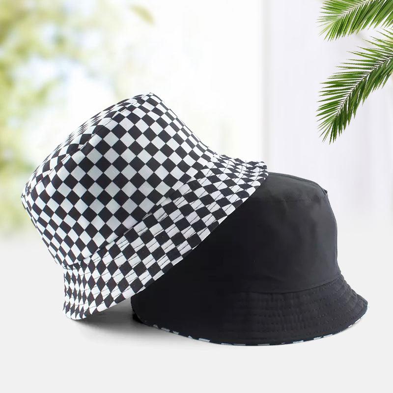 Hat female personality embroidered bucket hat sun hat female visor hat versatile hat male sunscreen basin hat