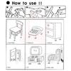 1-24PCS Thickening Self Adhesive Furniture Leg Feet Rug Felt Pads Anti Slip Mat Bumper Damper For Chair Table Protector Hardware